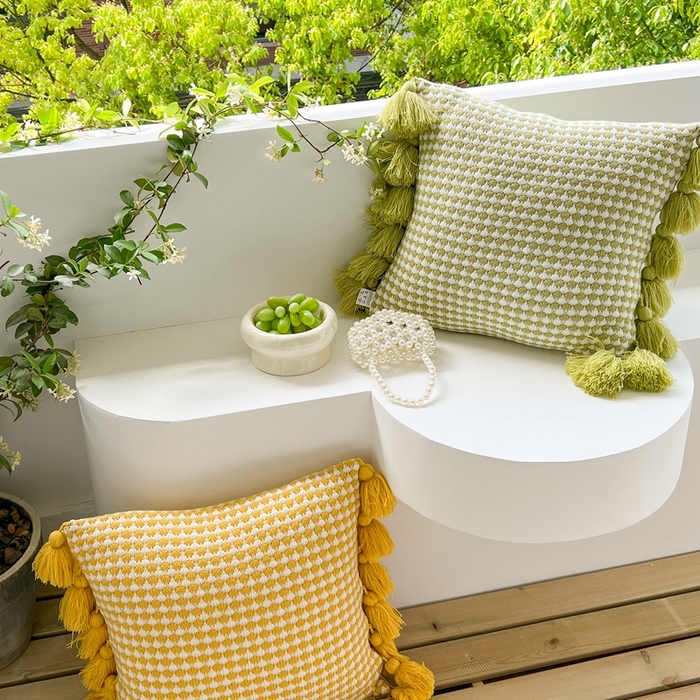 91家纺网 家纺一手货源 找家纺 （总）918拾朵家居 2025新款热卖流苏抱枕