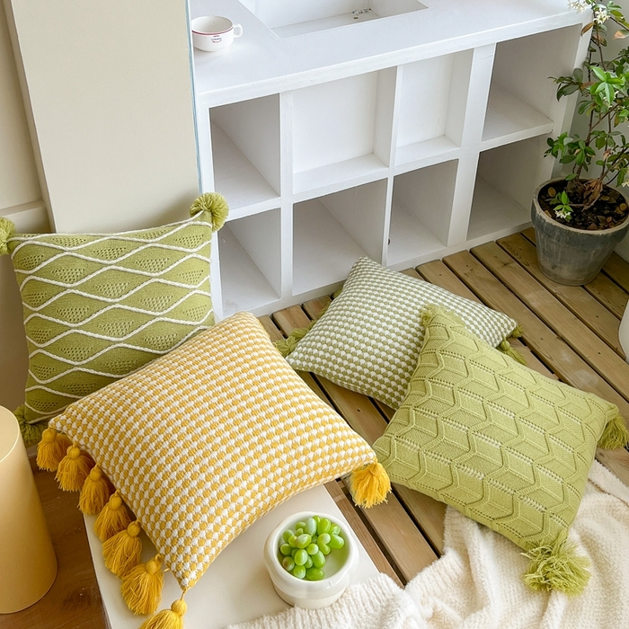 91家纺网 家纺一手货源 找家纺 （总）918拾朵家居 2025新款热卖流苏抱枕