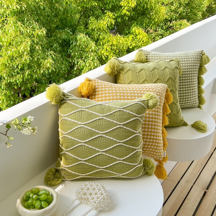 91家纺网 家纺一手货源 找家纺 （总）918拾朵家居 2025新款热卖流苏抱枕