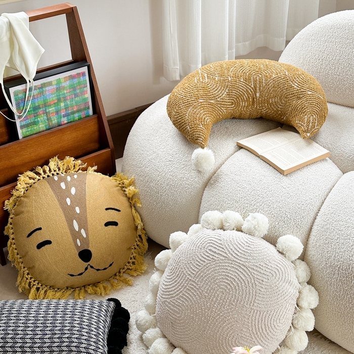 91家纺网 家纺一手货源 找家纺 （总）918拾朵家居 2025新款网红客厅沙发装饰抱枕