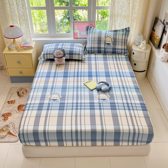 91家纺网 家纺一手货源 找家纺 （总）莱通家纺 2025春夏新款12868纯棉印花单床笠 床笠单件-系列二（商家提供买家秀）