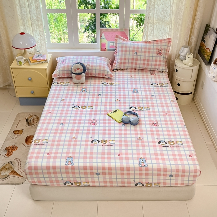 91家纺网 家纺一手货源 找家纺 （总）莱通家纺 2025春夏新款12868纯棉印花单床笠 床笠单件-系列二（商家提供买家秀）