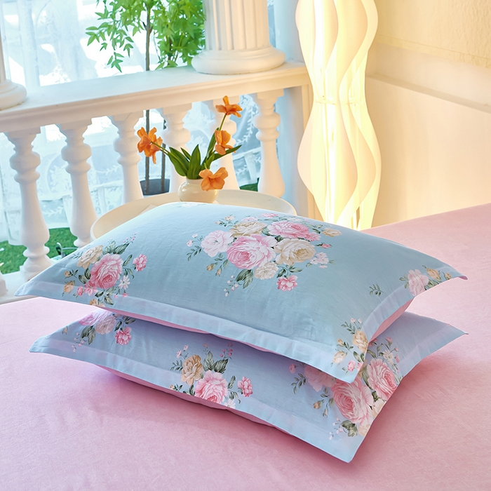 91家纺网 家纺一手货源 找家纺 （总）约素家纺 2025新款全棉印花单枕套