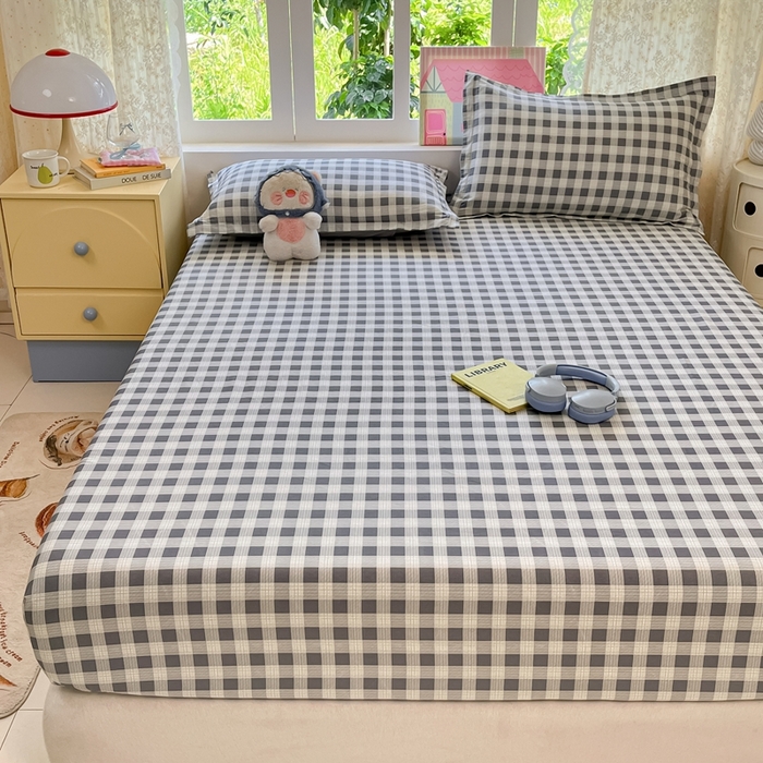 91家纺网 家纺一手货源 找家纺 莱通家纺 2025春夏新款12868纯棉印花单床笠 床笠单件-系列二（商家提供买家秀） 格瑞