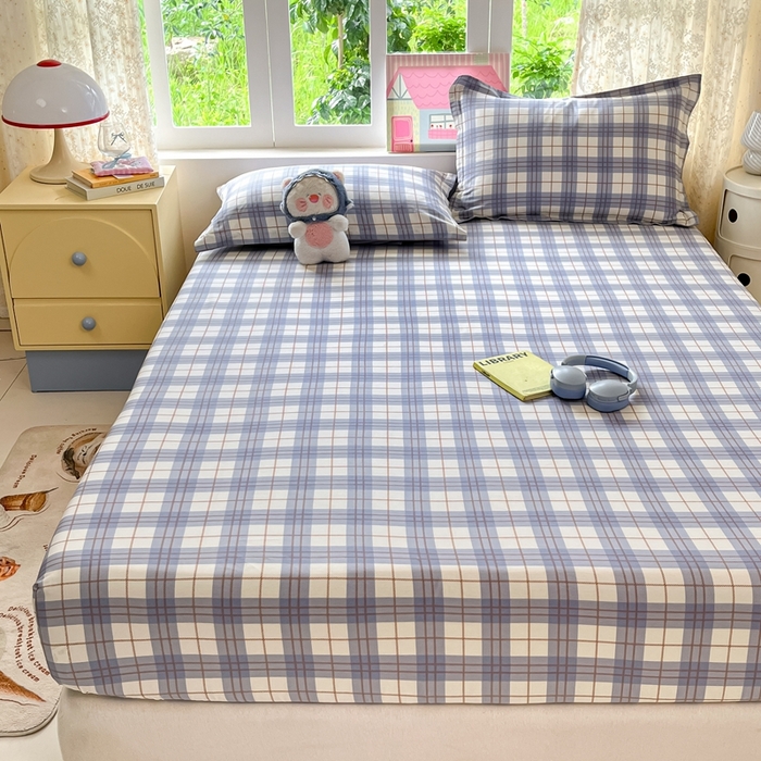 91家纺网 家纺一手货源 找家纺 莱通家纺 2025春夏新款12868纯棉印花单床笠 床笠单件-系列二（商家提供买家秀） 简昔