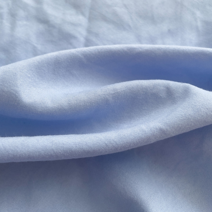 91家纺网 家纺一手货源 找家纺 仟人梦 2025新款超柔110克水洗云朵棉纯色单床单-叠拍图 天蓝