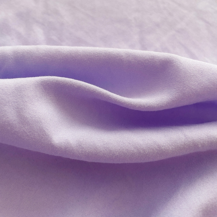 91家纺网 家纺一手货源 找家纺 仟人梦 2025新款超柔110克水洗云朵棉纯色单床单-叠拍图 浅紫