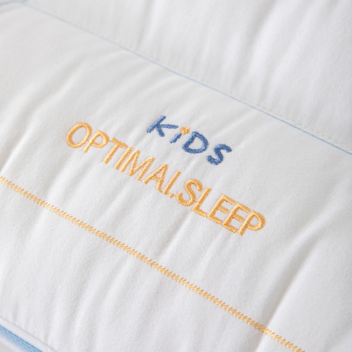 91家纺网 家纺一手货源 找家纺 大熊枕芯 2025新款全棉亲子款刺绣小熊猫儿童学生枕枕头枕芯 小熊猫刺绣-蓝 30x50cm/只