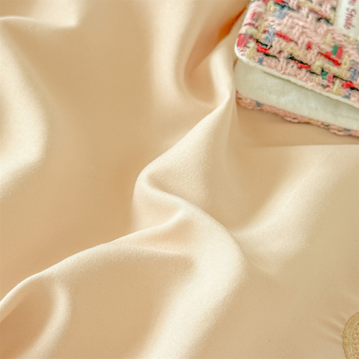 91家纺网 家纺一手货源 找家纺 （总）笙意家纺 2025亲肤水洗棉学生宿舍三件套上下铺三件套-满绣系列