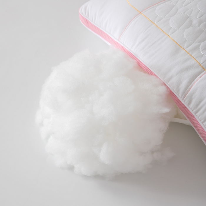 91家纺网 家纺一手货源 找家纺 大熊枕芯 2025新款全棉亲子款刺绣小熊猫儿童学生枕枕头枕芯 小熊猫刺绣-粉 48x74cm/只