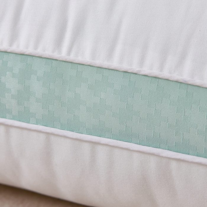 91家纺网 家纺一手货源 找家纺 大熊枕芯 2025新款蝴蝶结长绒棉刺绣枕枕头枕芯 全棉蝴蝶结刺绣枕 48x74cm/只