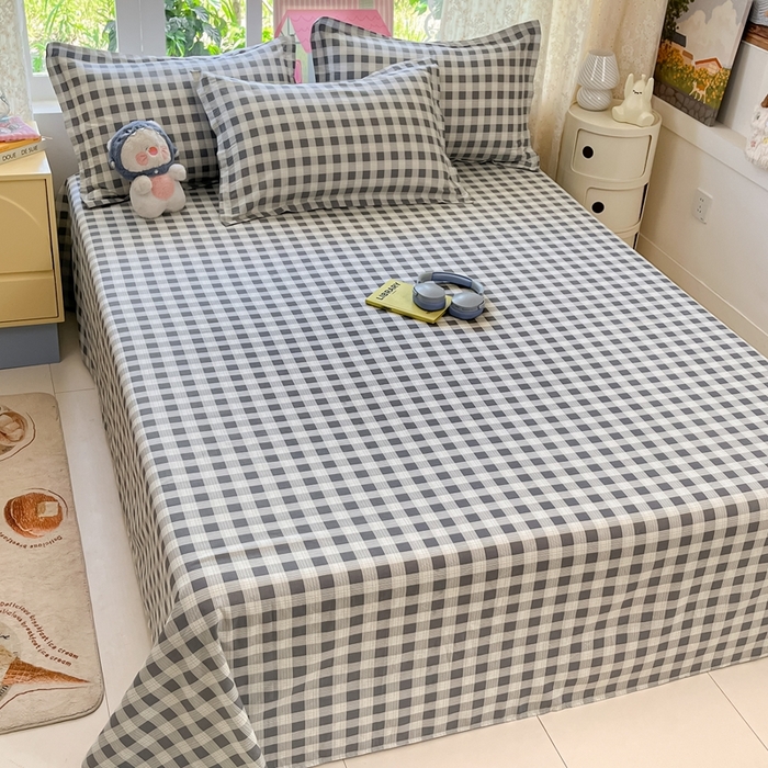 91家纺网 家纺一手货源 找家纺 莱通家纺 2025春夏新款12868纯棉印花单床单 床单单件-系列二（商家提供买家秀） 格瑞