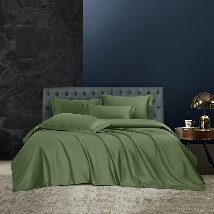 91家纺网 家纺一手货源 找家纺 （总）威克凯丽 2024新款100S净色长绒棉四件套