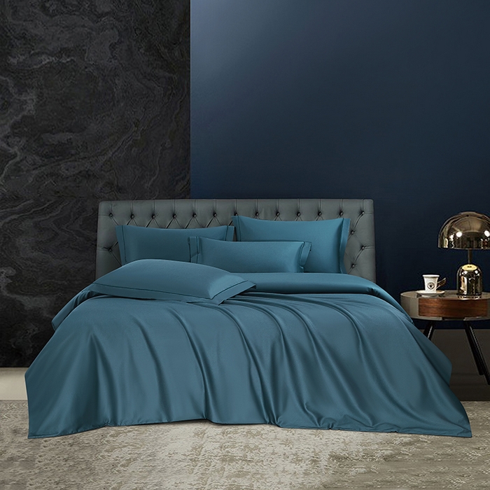 91家纺网 家纺一手货源 找家纺 （总）威克凯丽 2024新款100S净色长绒棉四件套