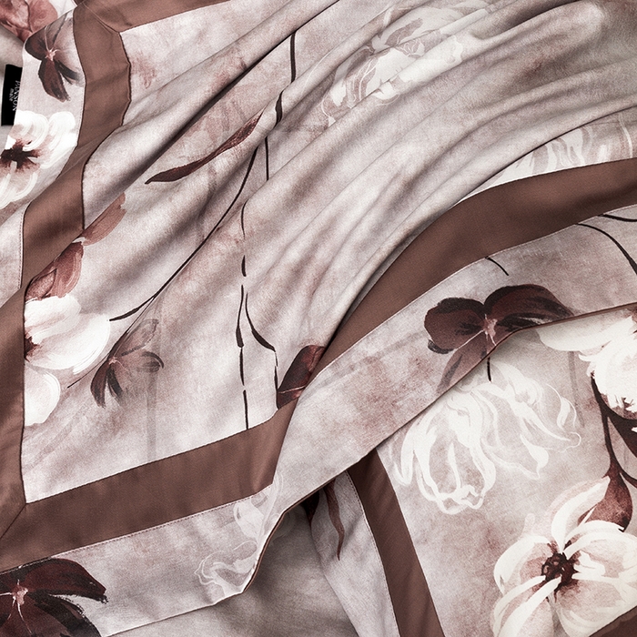 91家纺网 家纺一手货源 找家纺 （总）威克凯丽 2024新款长绒棉数码印花100S磨毛双拼四件套