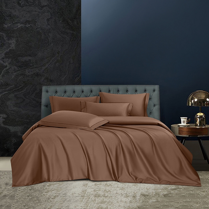 91家纺网 家纺一手货源 找家纺 （总）威克凯丽 2024新款100S净色长绒棉四件套