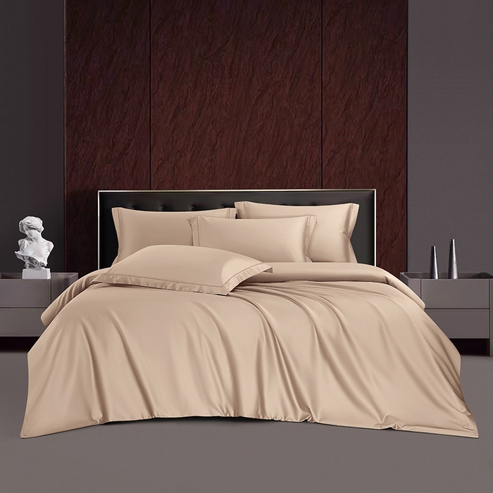 91家纺网 家纺一手货源 找家纺 （总）威克凯丽 2024新款100S净色长绒棉四件套