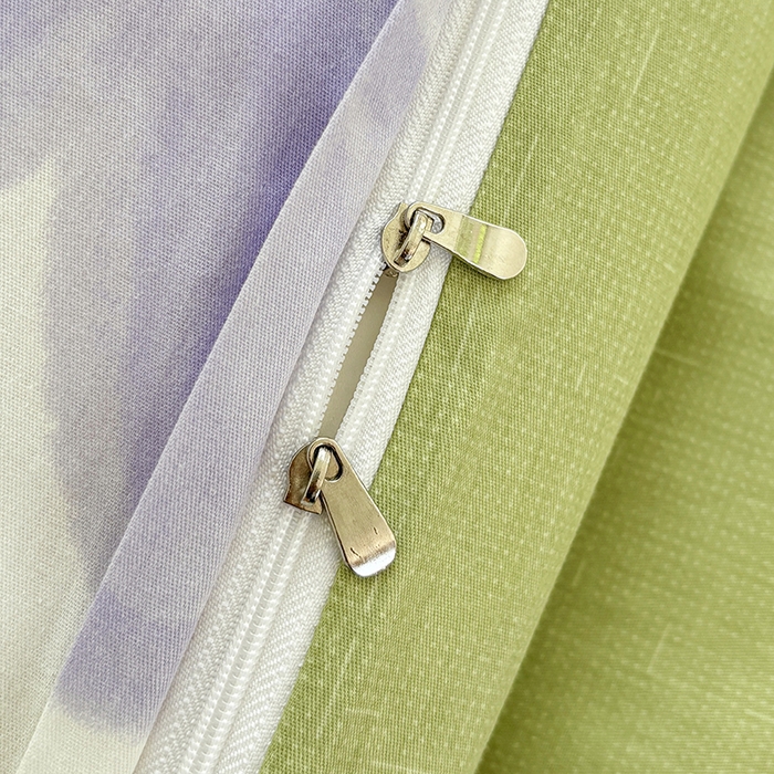 91家纺网 家纺一手货源 找家纺 宇彬家纺 2025直播新款13070全棉纯棉印花床单床笠款四件套和单被套一字绣工艺款 一字绣 浔彩