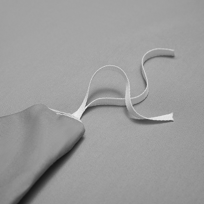 91家纺网 家纺一手货源 找家纺 威克凯丽 2024新款100S净色长绒棉四件套 弥漫灰