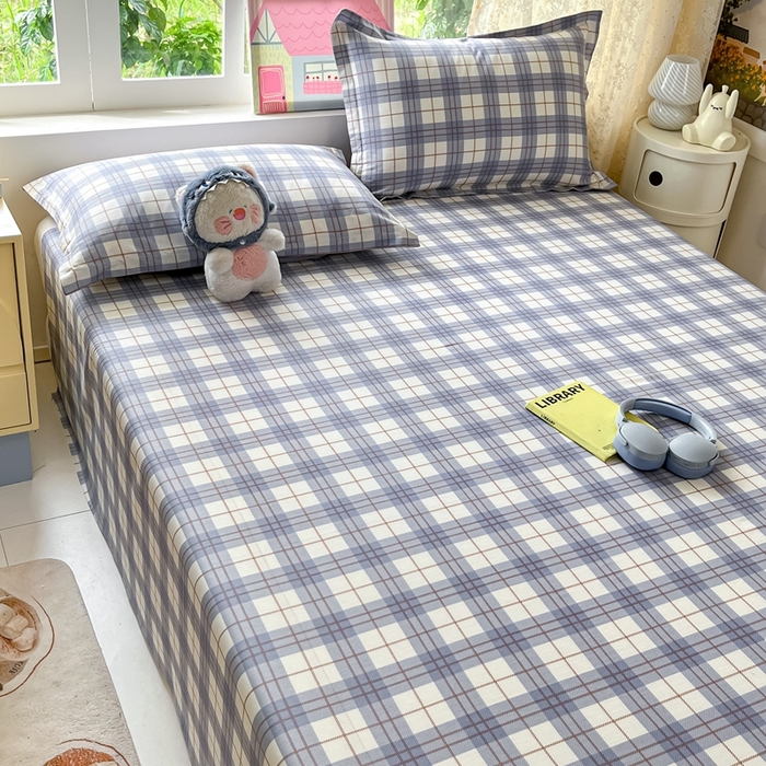 91家纺网 家纺一手货源 找家纺 莱通家纺 2025春夏新款12868纯棉印花单床单 床单单件-系列二（商家提供买家秀） 简昔