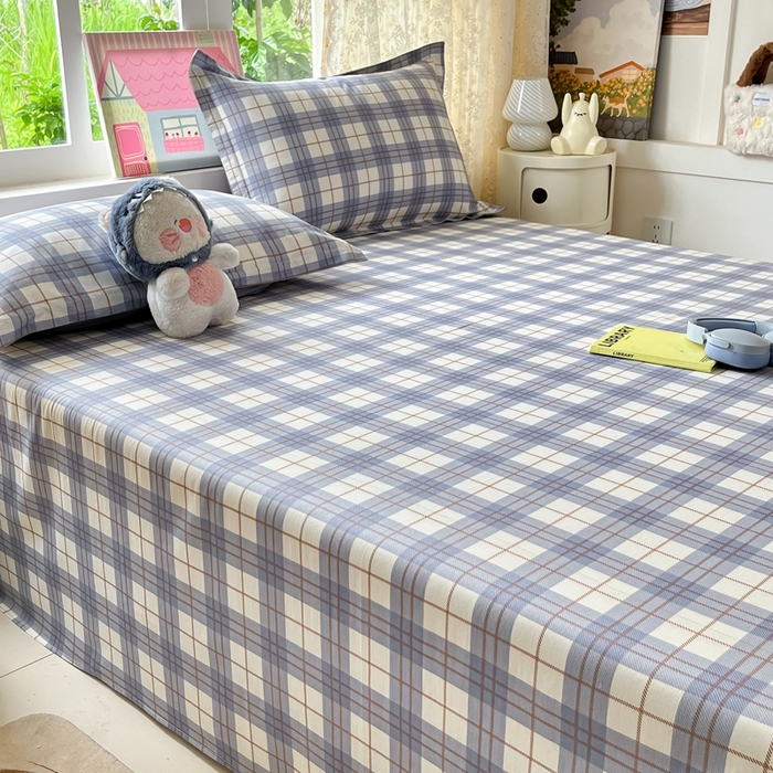 91家纺网 家纺一手货源 找家纺 莱通家纺 2025春夏新款12868纯棉印花单床单 床单单件-系列二（商家提供买家秀） 简昔