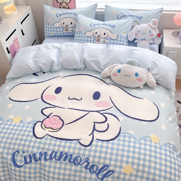 91家纺网 家纺一手货源 找家纺 （总）暮思家居 2025新款正版授权三丽鸥大版全棉纯棉数码印花四件套系列-第四批