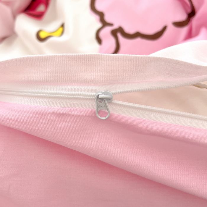 91家纺网 家纺一手货源 找家纺 暮思家居 2025新款正版授权三丽鸥大版全棉纯棉数码印花四件套系列-第四批 大版-babyKitty