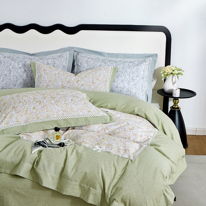 91家纺网 家纺一手货源 找家纺 （总）威克凯丽 2024新款云柔棉磨毛数码印花四件套--星河入梦