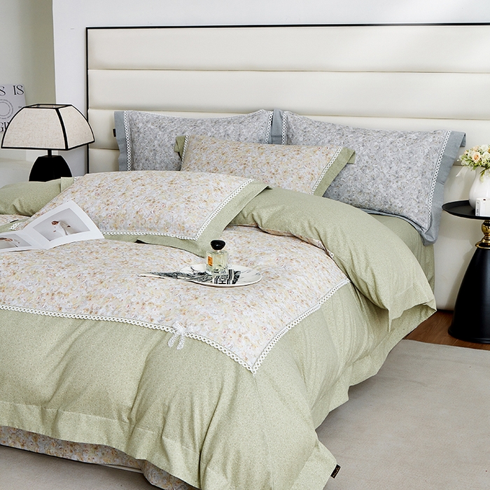 91家纺网 家纺一手货源 找家纺 （总）威克凯丽 2024新款云柔棉磨毛数码印花四件套--星河入梦