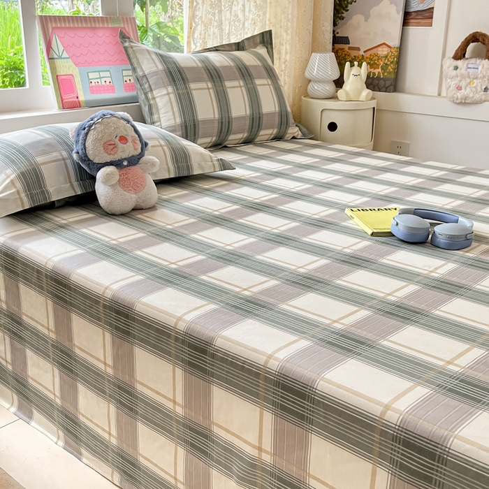 91家纺网 家纺一手货源 找家纺 莱通家纺 2025春夏新款12868纯棉印花单床单 床单单件-系列二（商家提供买家秀） 新格拉