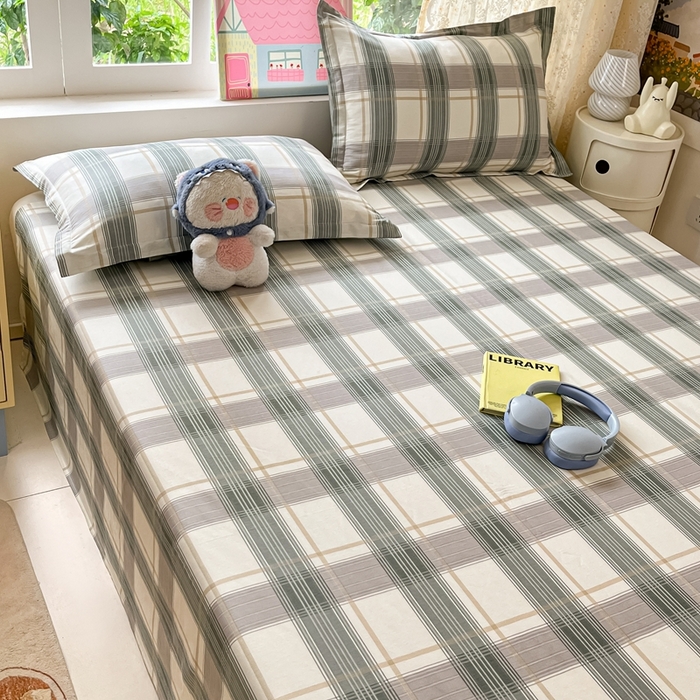 91家纺网 家纺一手货源 找家纺 莱通家纺 2025春夏新款12868纯棉印花单床单 床单单件-系列二（商家提供买家秀） 新格拉