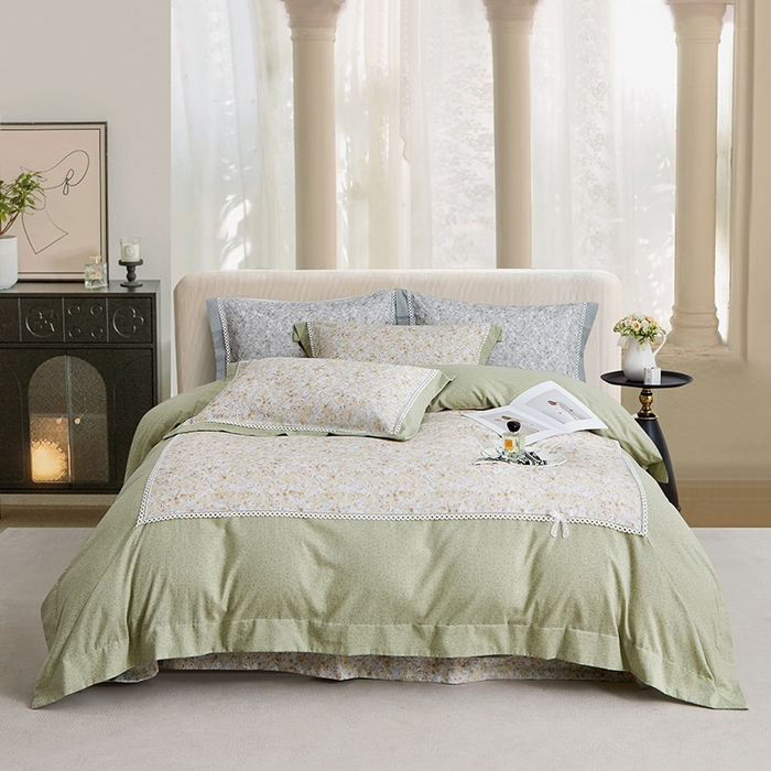 91家纺网 家纺一手货源 找家纺 （总）威克凯丽 2024新款云柔棉磨毛数码印花四件套--星河入梦