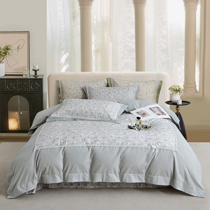 91家纺网 家纺一手货源 找家纺 （总）威克凯丽 2024新款云柔棉磨毛数码印花四件套--星河入梦