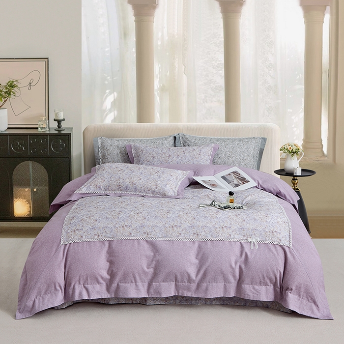 91家纺网 家纺一手货源 找家纺 （总）威克凯丽 2024新款云柔棉磨毛数码印花四件套--星河入梦