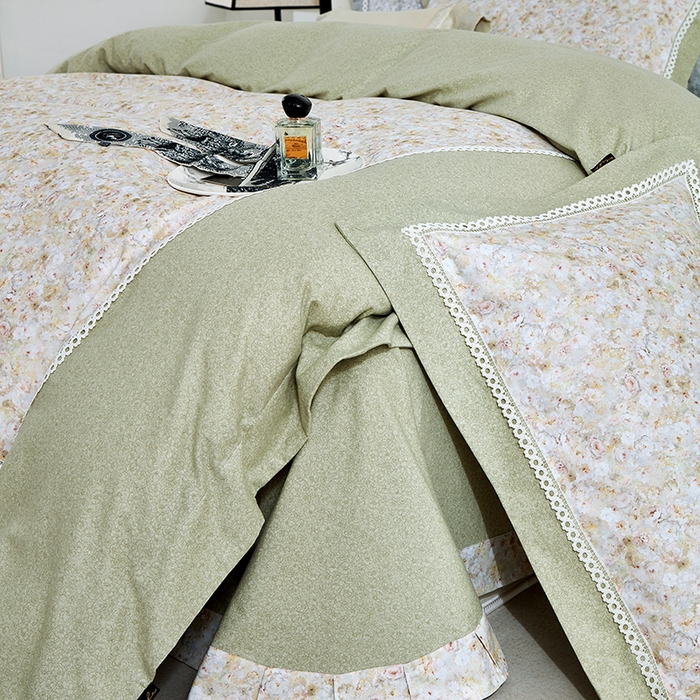 91家纺网 家纺一手货源 找家纺 威克凯丽 2024新款云柔棉磨毛数码印花四件套--星河入梦 星河入梦-桂花黄