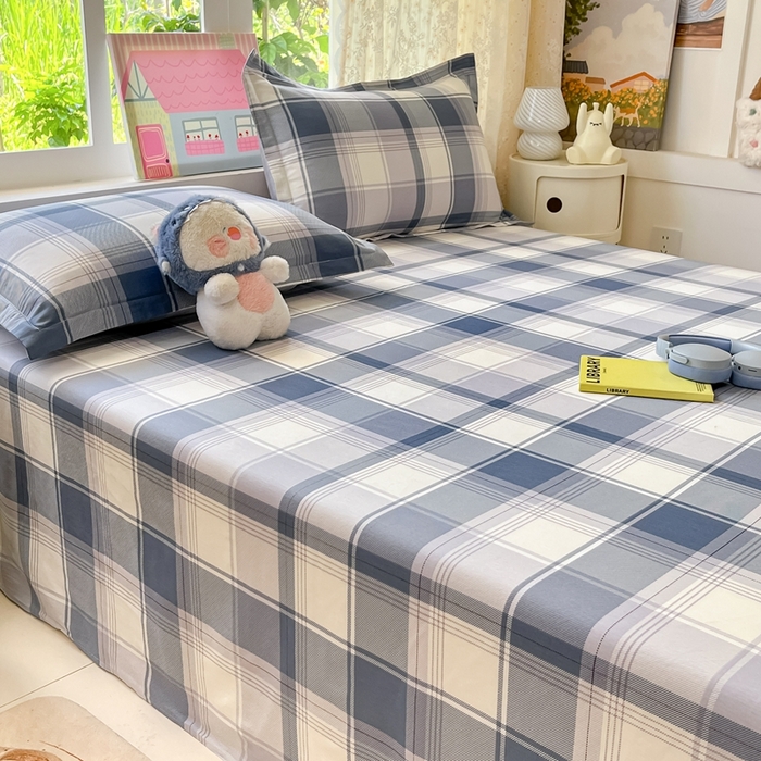 91家纺网 家纺一手货源 找家纺 莱通家纺 2025春夏新款12868纯棉印花单床单 床单单件-系列二（商家提供买家秀） 悬浮晶阵