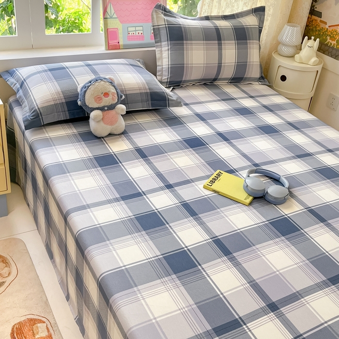 91家纺网 家纺一手货源 找家纺 莱通家纺 2025春夏新款12868纯棉印花单床单 床单单件-系列二（商家提供买家秀） 悬浮晶阵