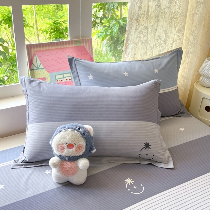 91家纺网 家纺一手货源 找家纺 （总）莱通家纺 2025春夏新款12868纯棉印花单枕套 枕套单件-系列二（商家提供买家秀）