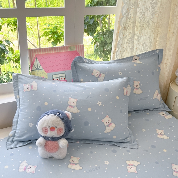 91家纺网 家纺一手货源 找家纺 （总）莱通家纺 2025春夏新款12868纯棉印花单枕套 枕套单件-系列二（商家提供买家秀）