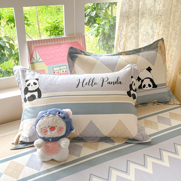 91家纺网 家纺一手货源 找家纺 （总）莱通家纺 2025春夏新款12868纯棉印花单枕套 枕套单件-系列二（商家提供买家秀）