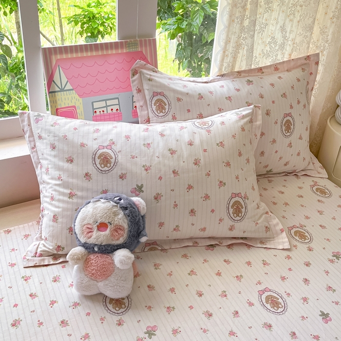 91家纺网 家纺一手货源 找家纺 （总）莱通家纺 2025春夏新款12868纯棉印花单枕套 枕套单件-系列二（商家提供买家秀）