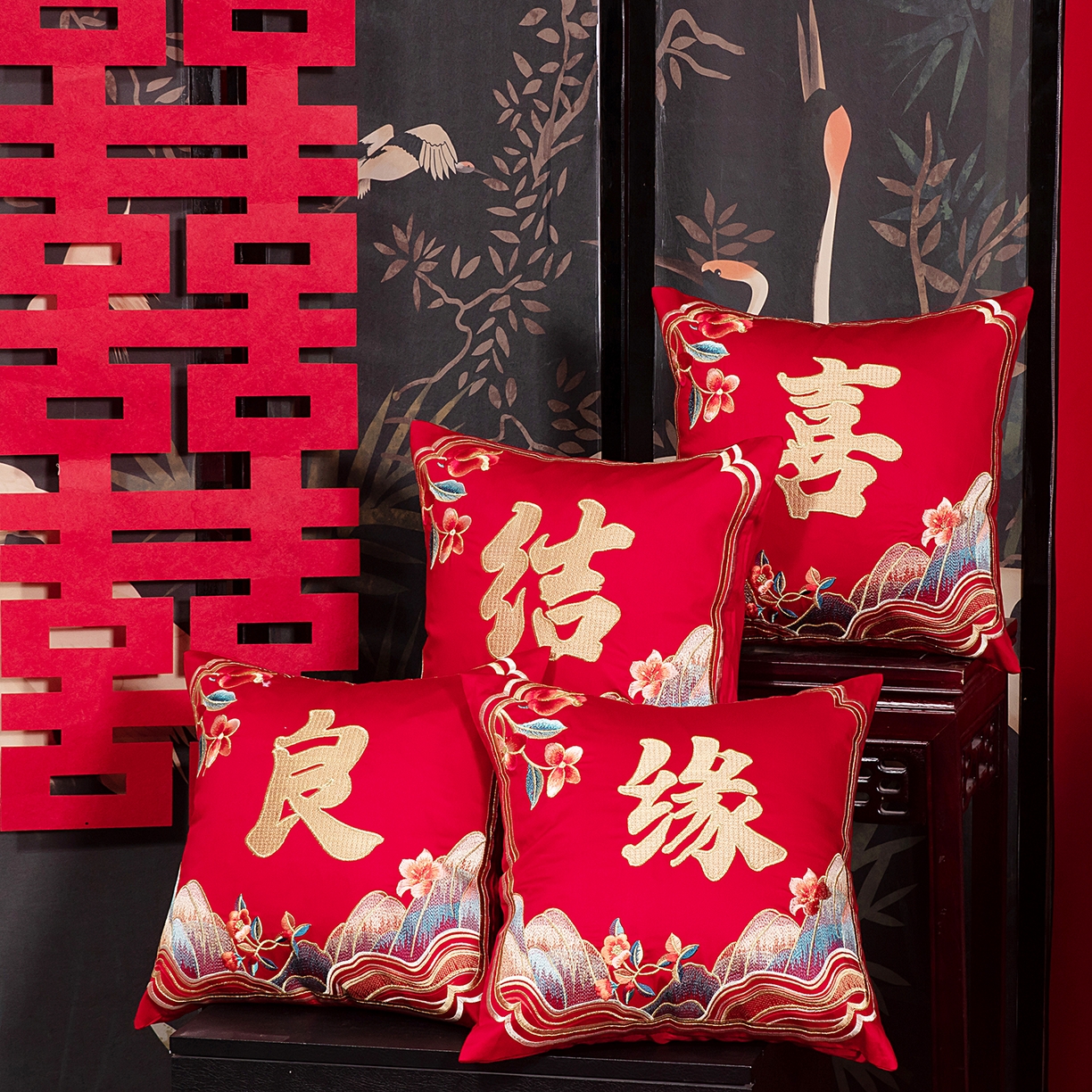 91家纺网 家纺一手货源 找家纺 （总）柏拉图 2024新款抱枕含芯组合