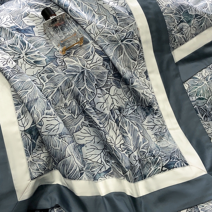 91家纺网 家纺一手货源 找家纺 （总）威克凯丽 2024新款100S缎面数码印花四件套