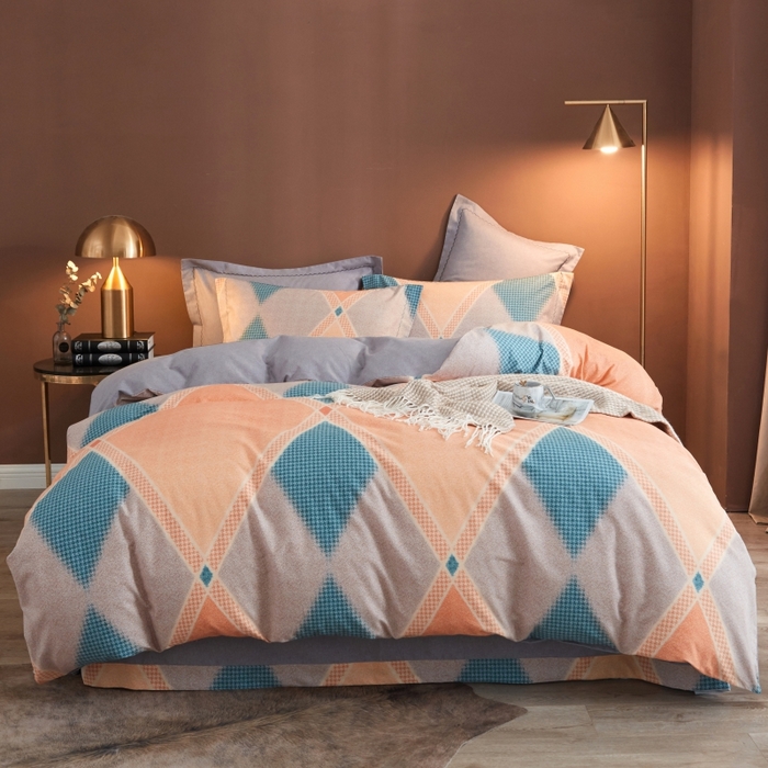 91家纺网 家纺一手货源 找家纺 （总）威克凯丽 2024新款全棉活性磨毛四件套