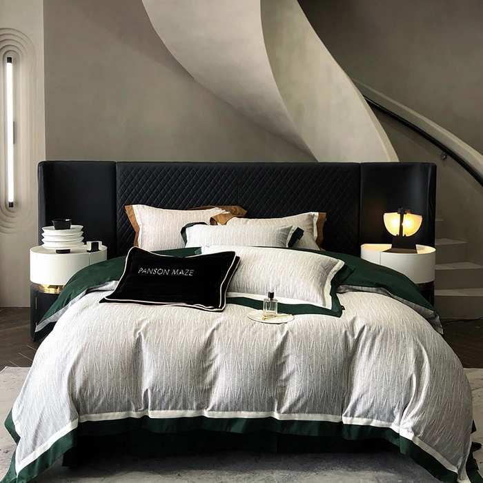 91家纺网 家纺一手货源 找家纺 （总）威克凯丽 2024新款100S缎面数码印花四件套