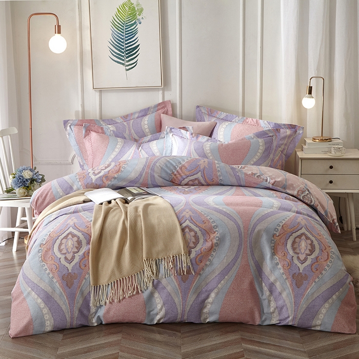 91家纺网 家纺一手货源 找家纺 （总）威克凯丽 2024新款全棉活性磨毛四件套