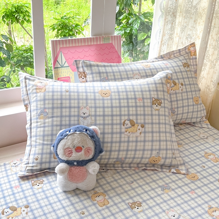 莱通家纺 2025春夏新款12868纯棉印花单枕套 枕套单件-系列二（商家提供买家秀） 童年趣事
