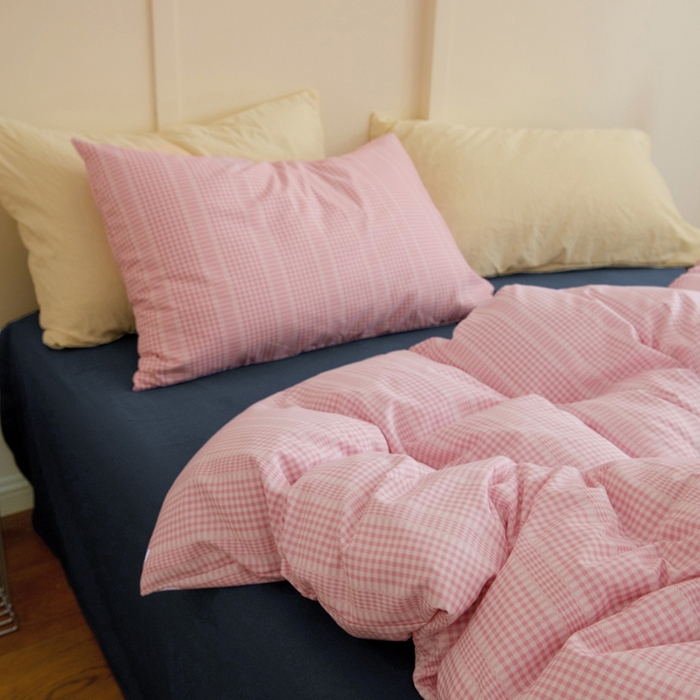 91家纺网 家纺一手货源 找家纺 尤米 2025新款亲肤舒适混搭ins风四件套系列 白茶茉莉