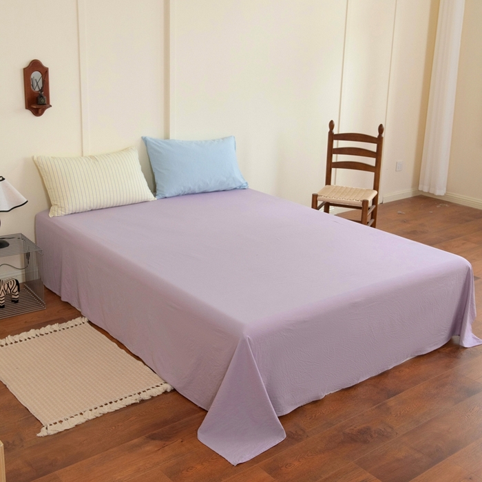 91家纺网 家纺一手货源 找家纺 尤米 2025新款亲肤舒适混搭ins风四件套系列 芋泥云朵