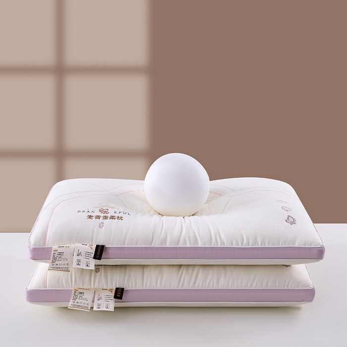 91家纺网 家纺一手货源 找家纺 （总）圣之寐 2025新款提花麦香蚕柔枕枕头枕芯